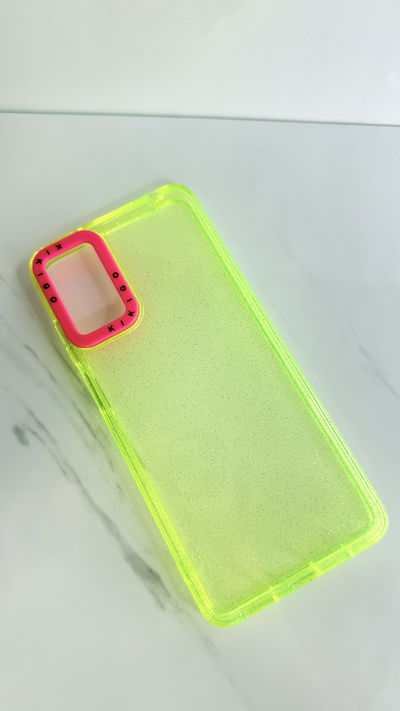 Funda Neón Glitter Motorola E22i 