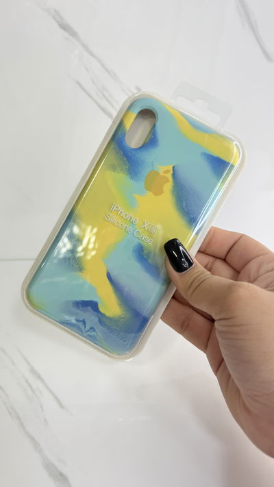 Funda Multicolor Amarillo iPhone XS