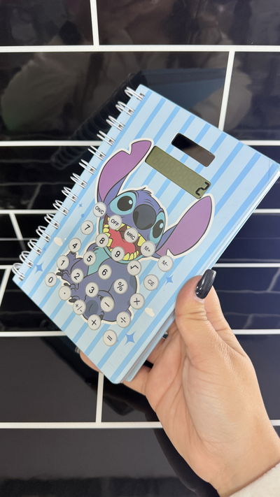 Libreta Calculadora Stitch