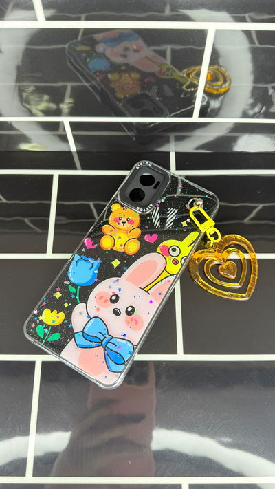 Funda Conejito C/cadena Moto E22i 