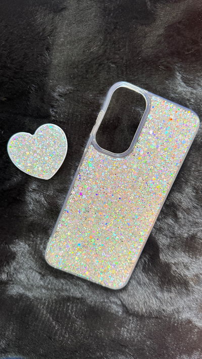 Funda Case+Pop Corazon Plateado Samsung A14