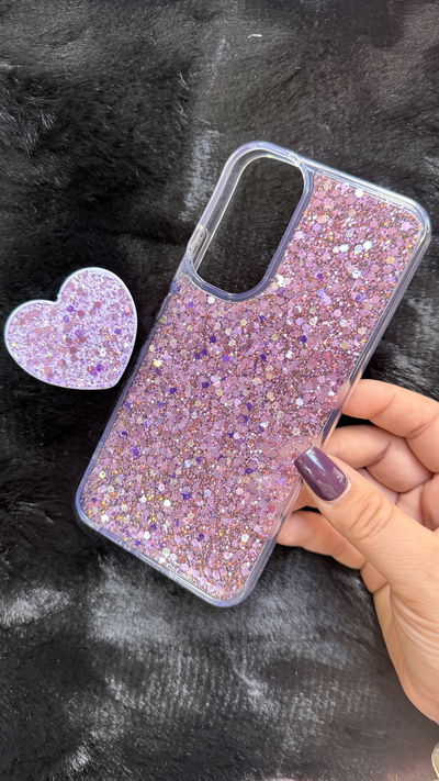 Funda Case+Pop Corazón Morado Samsung A34