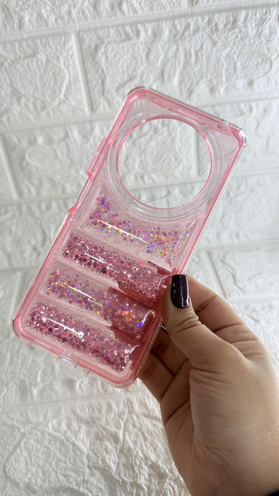 Funda Puffer Glitter Rosa Xiaomi 14c