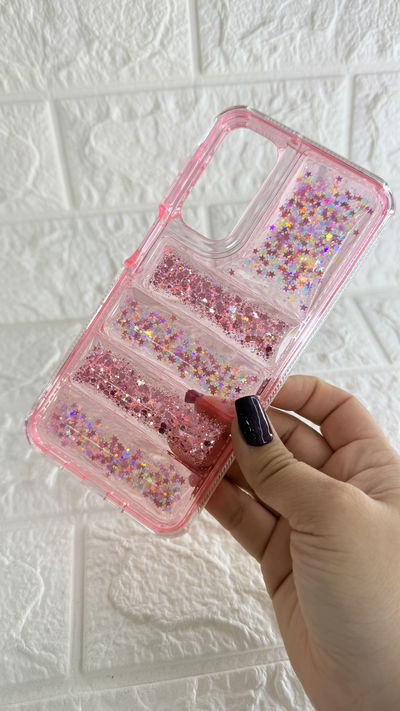 Funda Puffer Glitter Motorola E14/G04s/G24 Power
