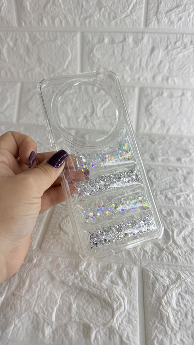 Funda Puffer Glitter Blanco Xiaomi 14c