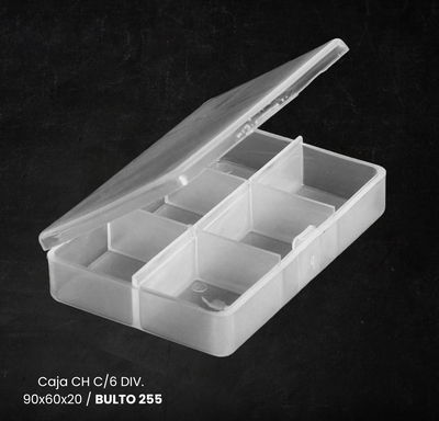 CAJA N° CH DE POLY C/DIV x 6