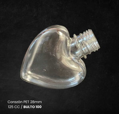 ENVASE CORAZON 125 CC PET