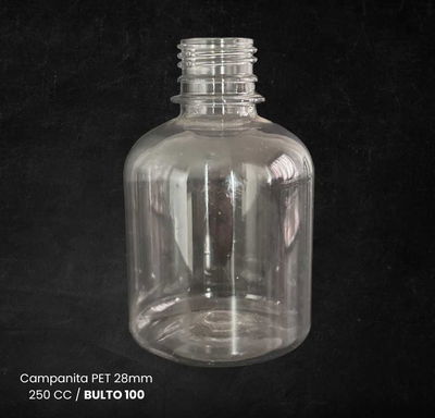ENVASE CAMPANITA 250CC PET