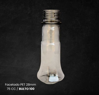 ENVASE FACETADO 75 CC PET