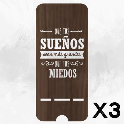 PORTA CELULAR "QUE TUS SUEÑOS SEAN MAS GRANDES"