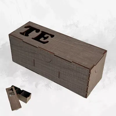 CAJA DE TE 3 DIVISIONES TÉ
