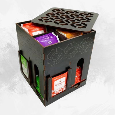 CAJA DE TE GIRATORIA