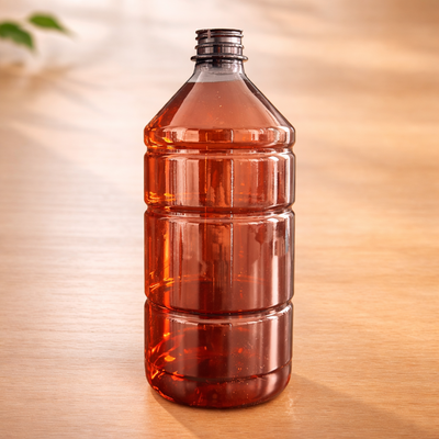 ENVASE 1 LITRO AMBAR PET