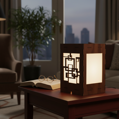 VELADOR CUBO CUADROS