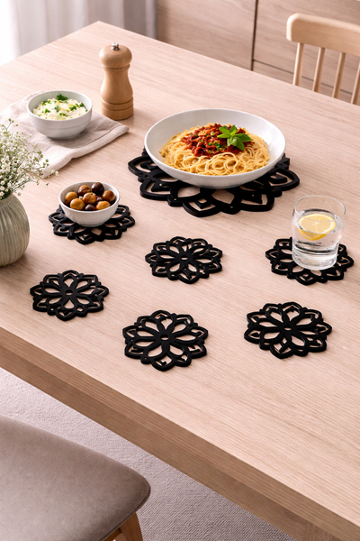 PACK 6 POSA VASOS + 1 POSAFUENTE FLOR DE LOTO