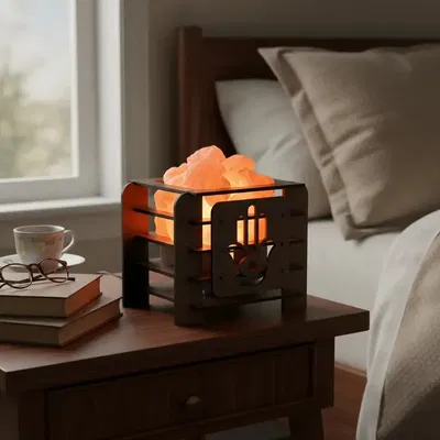 LAMPARA DE SAL LINEA PLACAS - MANITO HAMSA