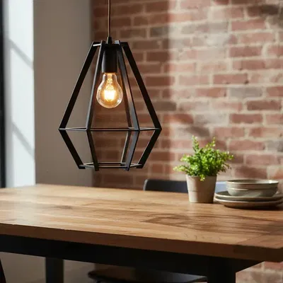 LAMPARA DE TECHO DIAMANTE