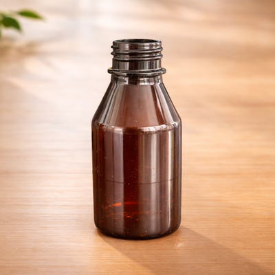 ENVASES 125CC AMBAR PET