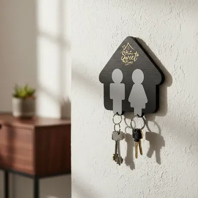 PORTA LLAVE CASITA H+M