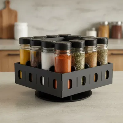 ESPECIERO DE MESA NOVO GIRATORIO - 12 FRASCOS 125cc