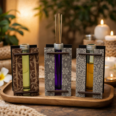 DIFUSORES GRABADOS LINEA FLORES