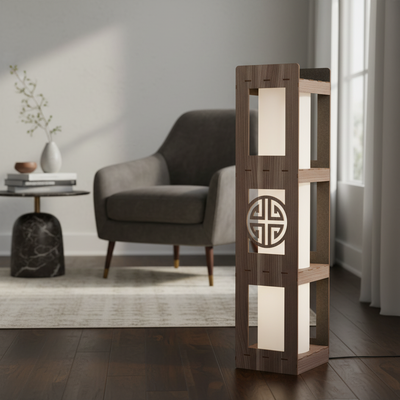 LAMPARA DE PIE ELEMENTO "CHINO"