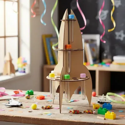 BASE MULTIPLE COHETE X 33 (PARA TUBOS)