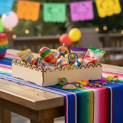 BANDEJA "CALADO" 28X28CM