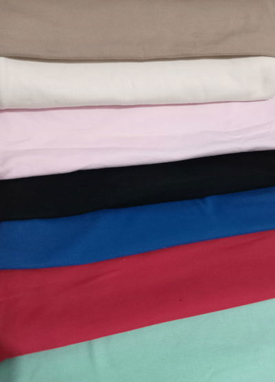MAYOR- ROLLO. Algodón con lycra peinado(varios colores)