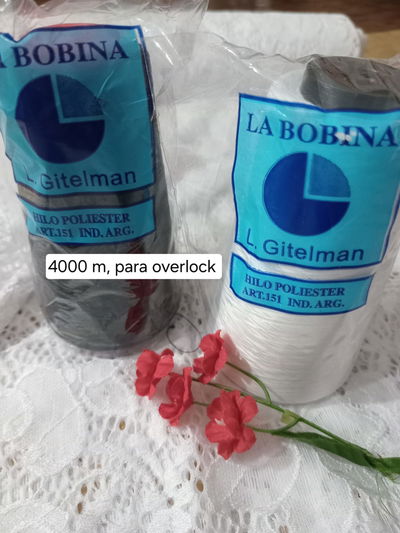 Hilo texturizado para overlock 4000 yardas (varios colores)