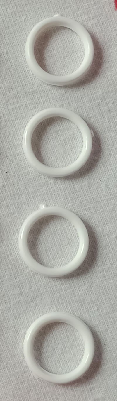 Argollas Plástico 10mm (Varios colores)
