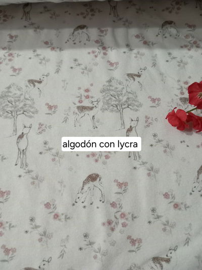 Algodón con lycra BAMBI