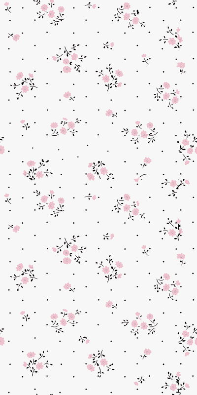 MAYOR- Algodon con lycra "Mini ramitos rosa" (ver más)