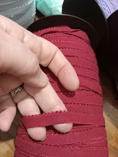 Bajo busto 12 mm con picot  (ver más)