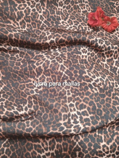 Lycra para mallas "Mini leopardo"