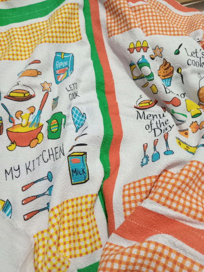 4 repasadores de tohalla de algodón