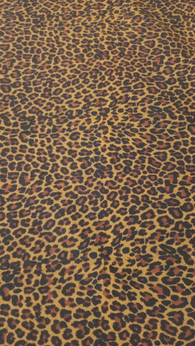 Algodón con lycra "Leopardo" 30/1 peinado
