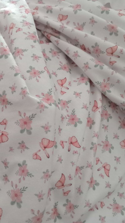 Algodón con lycra "Mariposas" (Ver más)