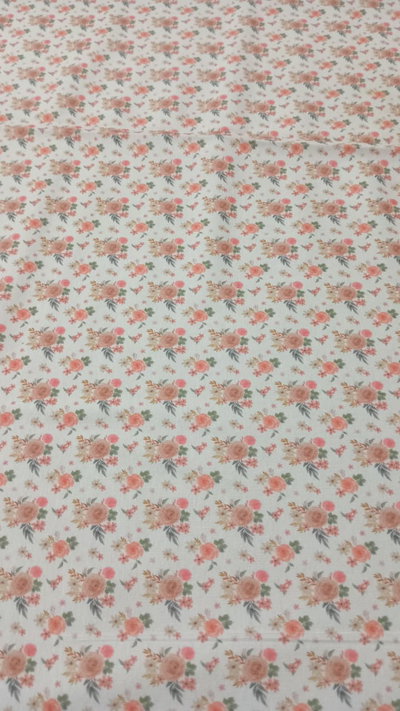 Algodón con lycra "Floral"