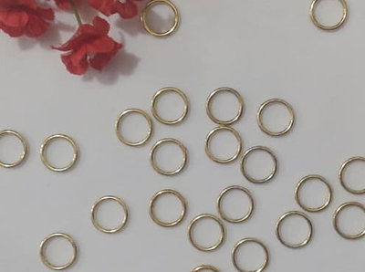 Argollas DORADAS 10 mm