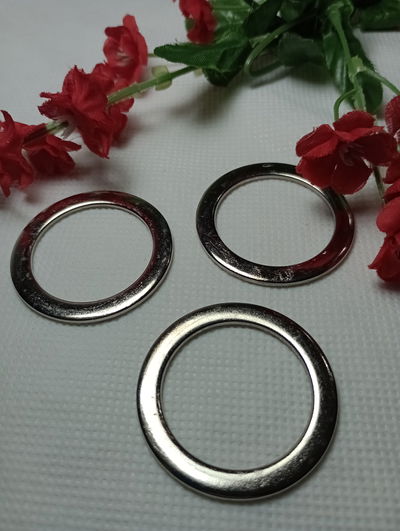 MAYOR- x 10 Argollas 30 mm para mallas zamak