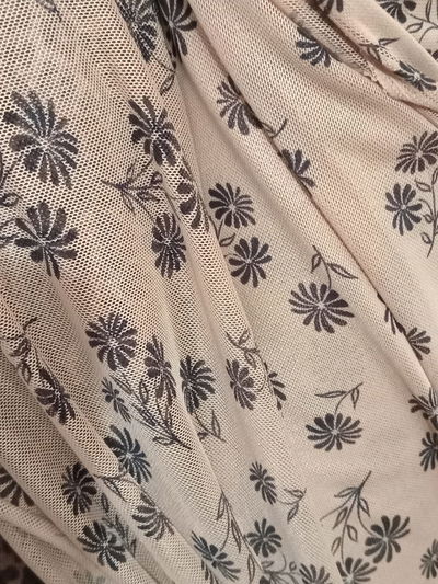 Microtul estampado flores