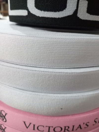 Cintura 25 mm blanco afelpado