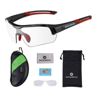 Gafas Lentes Fotocromaticos Rockbros Ciclismo Running 10112