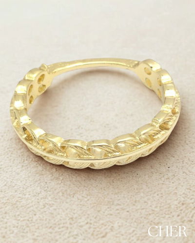 Anillo Hojas