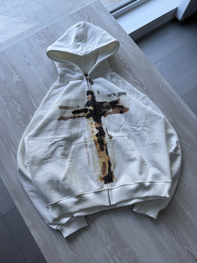 Zip Hoodie "W Croos"