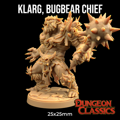 Klarg Bugbear Chief - Dungeon Classic
