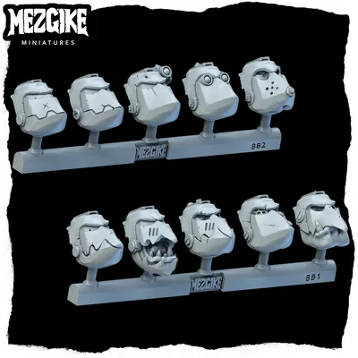 Orc Beaky Boyz Heads - Orcos - Mezgike