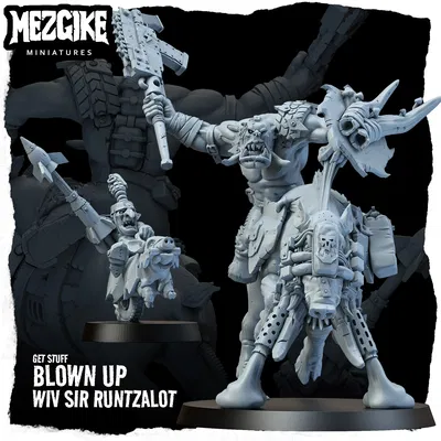 Pig Rider Lootenant - Orcos - Mezgike