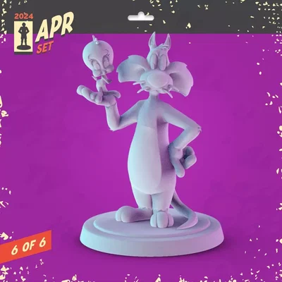 Silvestre y Piolín - Looney Tunes - Pop Minis